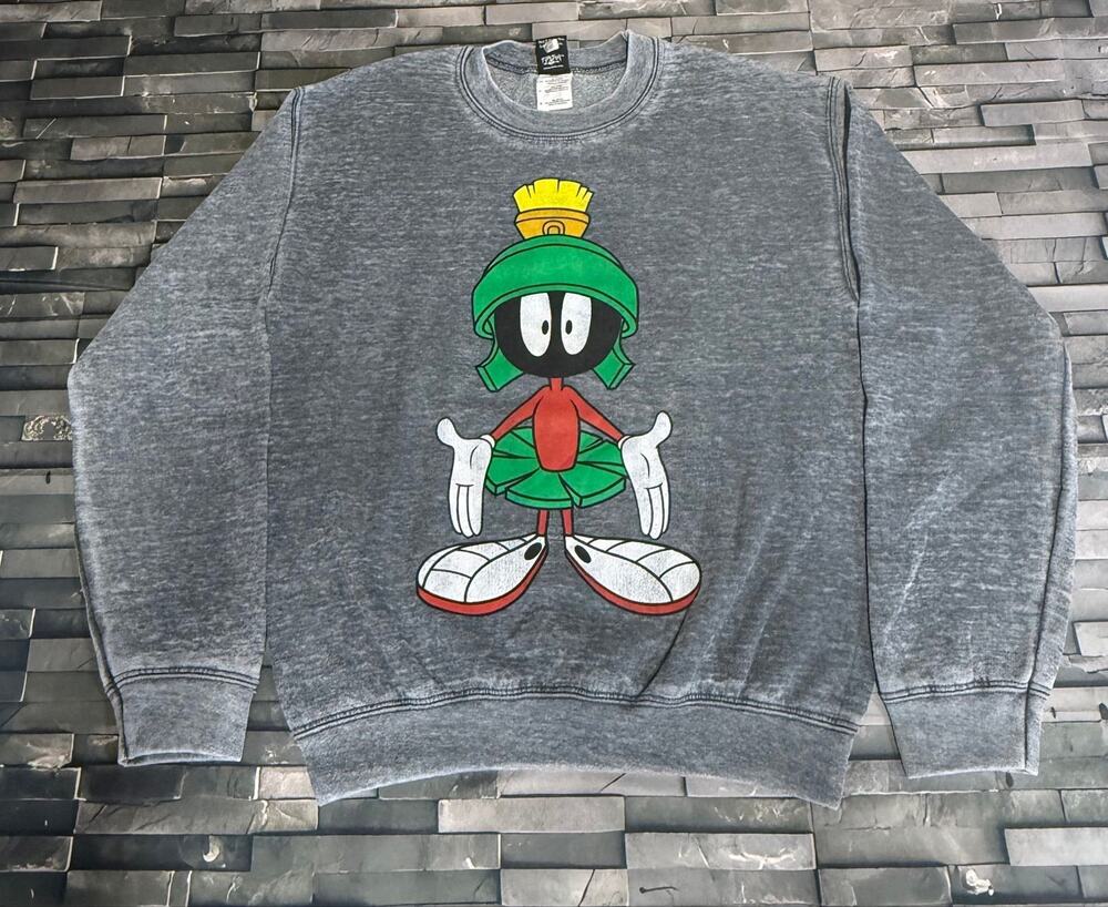 LOONEY TUNES MARVIN THE MARTIAN GRAPHIC CREWNECK